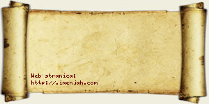 Jovanka Pracić vizit kartica